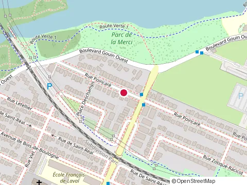 Location of Painting Solutions at 12155 Rue Poincare, Montréal