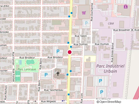 Location of Palais d'Or Traiteur at 260 boulevard Saint-Joseph, Hull