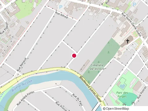 Location of Panache Habitations Inc at 42 Rue Saint-Philippe, Victoriaville