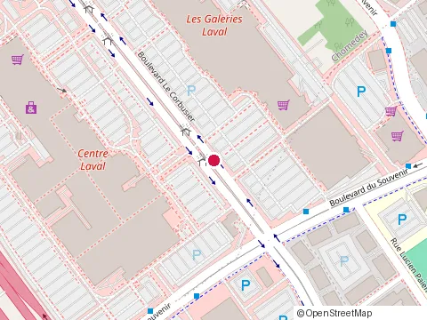 Location of Panda Peng at 840 boulevard le Corbusier, Laval