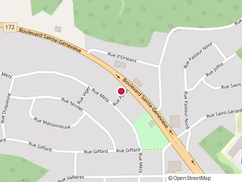 Location of Panda Royal at 907 boulevard Sainte-Geneviève, Chicoutimi