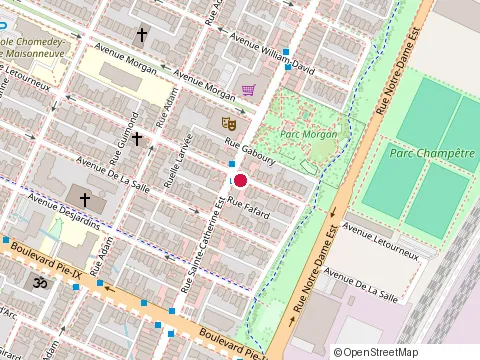 Location of Panda Sushi Delivery & Take-Out at 4277 St Catherine St E, Montréal