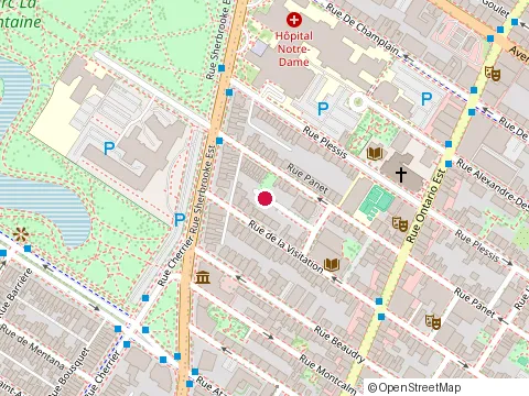 Location of Pansy at 2166 Lartigue Ave, Montréal