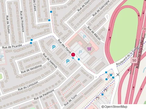 Location of Papa Burger at 22 Rue des Flandres, Gatineau