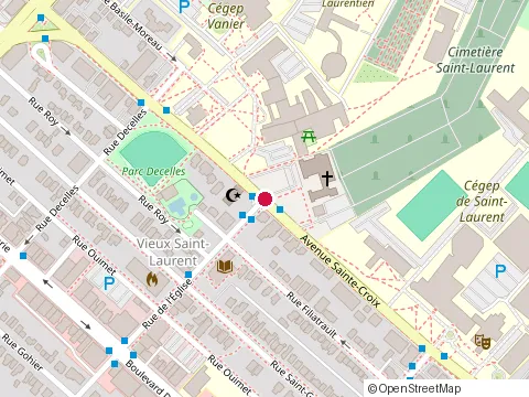Location of Papa John’S Pizza at 1320 Rue de l'Église, Saint-Laurent