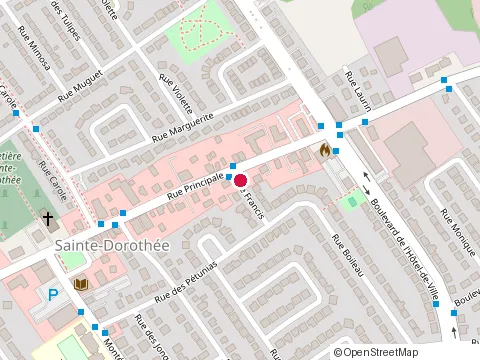 Location of Papou Pizza Pita at 536 Rue Principale, Laval