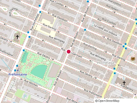 Location of Pappas Construction, Montréal