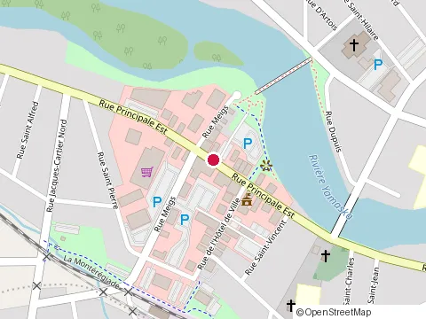 Location of Paquette Ival at 418 Rue Principale O, Farnham