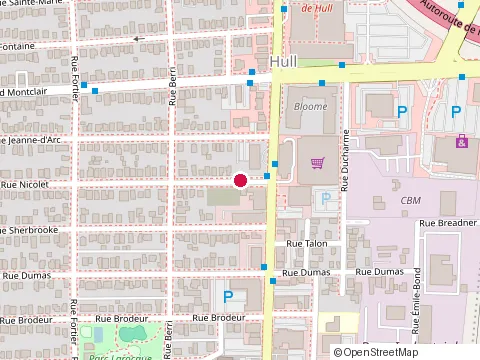 Location of Paquette Ronald at 28 Rue Nicolet, Gatineau