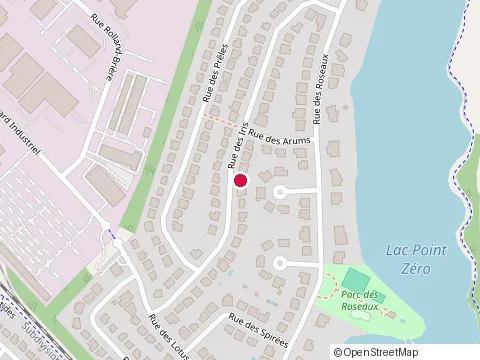 Location of Paquette Serge at 24 Rue des Roseaux, Blainville