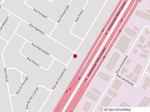 Location of Paquin Électrique Inc. at 55 Rue Madeleine de Vercheres, Repentigny