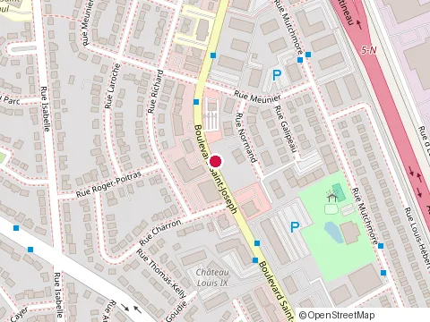 Location of Paradis de Chine at 741 Boulevard Saint-Joseph, Gatineau