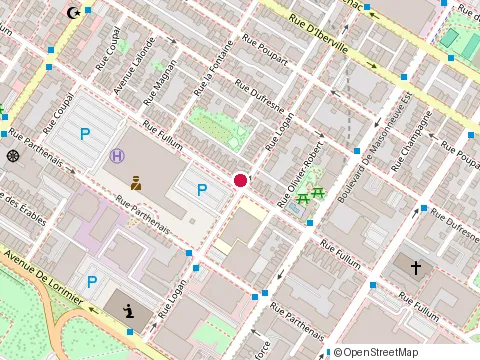 Location of Paradis des Amis at 1751 Rue Fullum, Montréal