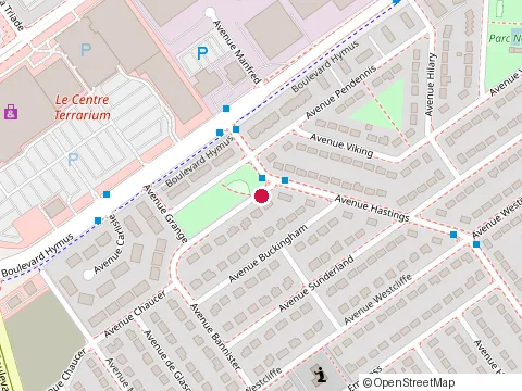 Location of Paradise Gardens Landscaping Reg. at 100 avenue de Newton Square, Pointe-Claire