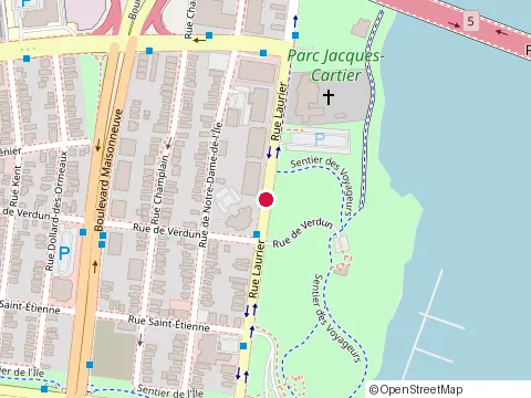 Location of Paragon Homes at 701-175 Rue Laurier, Gatineau