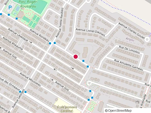 Location of Parc Carlos d'Alcantara at 5800 Rue de Contrecoeur, Montréal