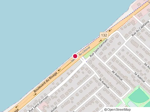 Location of Pare-Brise Beaute-Plus at 682, Boul du Rivage, Rimouski