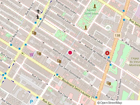 Location of Parental Guidance Labs at 3554 Coloniale Ave, Montréal