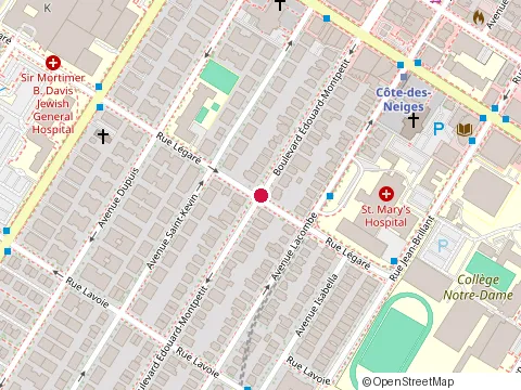 Location of Parisien & Marchand Inc at 3967 boulevard Edouard-Montpetit, Montréal