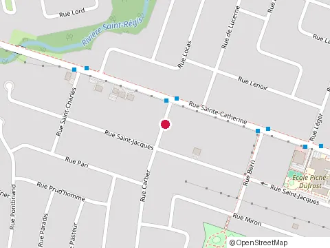 Location of Parra Construction at chemin Sainte Catherine, Saint-Constant