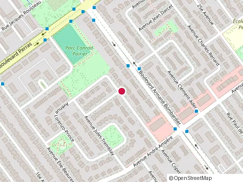 Location of Pas Chat Pas Chien Salon d'Esthétique et de Toilettage at 12198 Avenue Copernic, Montréal