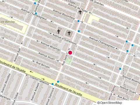 Location of Pascale l at 13-7405 avenue Wiseman, Montréal