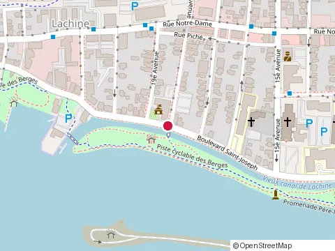 Location of Pasta Andrea at 1718 boulevard Saint-Joseph, Lachine