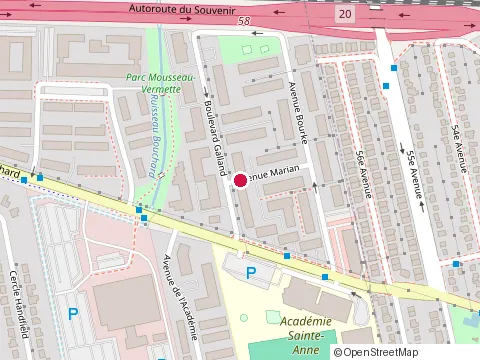 Location of Pasta Mia at 25 avenue Marian, Dorval