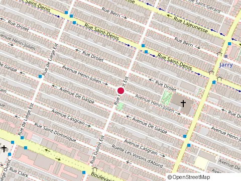Location of Pastificio Etna at 244 Rue Jarry E, Montréal