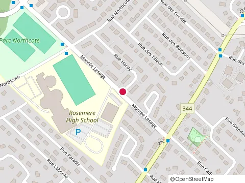 Location of Patio Teint at 219 Mnt Lesage, Rosemère