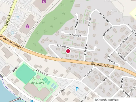 Location of Pâtisserie la Gourmandise at 11055 Boulevard Lacroix, Saint-Georges