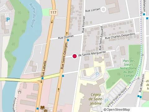 Location of Patisserie Maisonneuve at 543 Rue Fournier, Saint-Jérôme