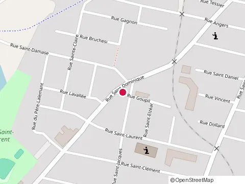 Location of Patisserie Mergeay at 2149 Rue Saint-Dominique, Jonquière