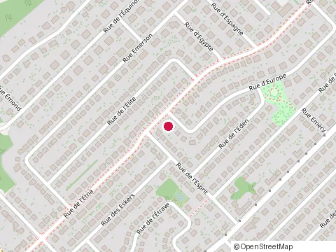 Location of Patisseries de Sylvie, les at 1282 Rue de l'Etna, Québec