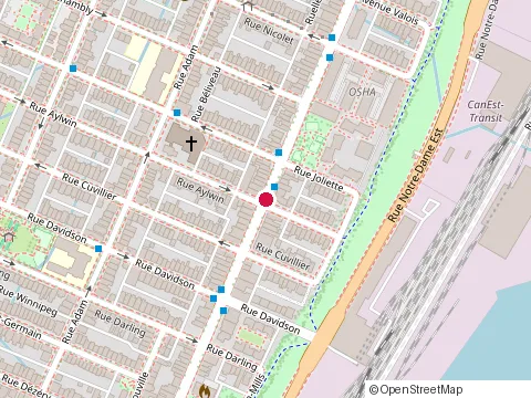 Emplacement de Patrick Ste Marie, Gym À Montréal et Coach Santé au 3451 Rue Sainte-Catherine E, Montréal