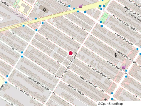 Location of Paul Bedard at 4579 avenue Oxford, Montréal