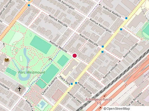 Location of Paul Cadieux at 222 avenue Melville, Westmount