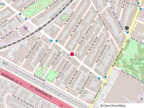 Location of Paul Patates at 760 Rue Charlevoix, Montréal