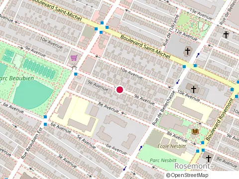 Location of Paul-Andre Trudeau Aty at 6296 9E Av, Montréal