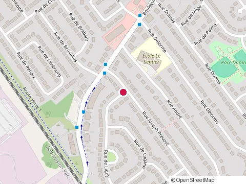 Location of Pavage Charles Lavalle E Inc at 1806 Rue de Ligny, Laval