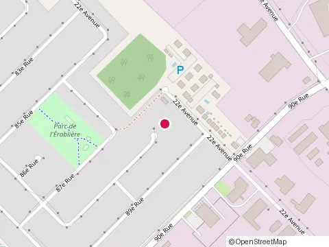 Location of Pavage Dd at 8701 22E Avenue, Saint-Georges