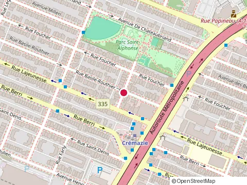 Location of Pavages Del Papa P et Fils (les) at 8727 Rue Basile-Routhier, Montréal