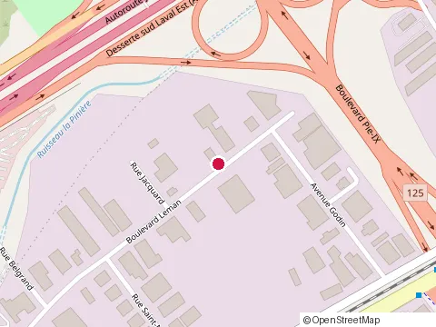 Location of Pavages Ipina Inc. at 3985 Boulevard Leman, Laval