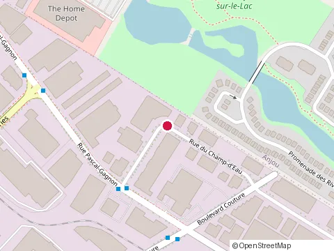 Location of Paval Constr Inc at 8205 Rue Champ d'Eau, Saint-Léonard