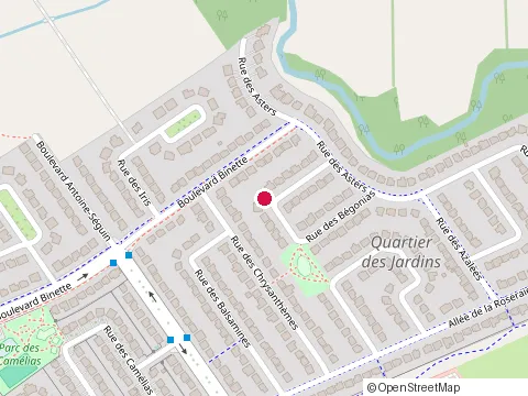 Location of Pavé-Uni Leblanc at 633 Rue des Alyssums, Saint-Eustache