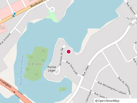 Location of Paves Sud-Ouest at 9 Rue Saint-Jude, Salaberry-de-Valleyfield