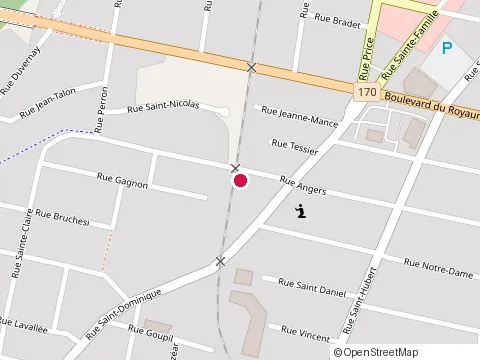 Location of Pavillon du Hot-Dog at 2088 Rue Saint-Dominique, Jonquière