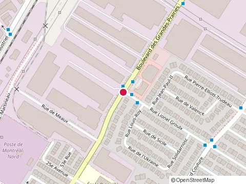 Location of Paving Home at 5995 Bd des Grandes-Prairies, Montréal
