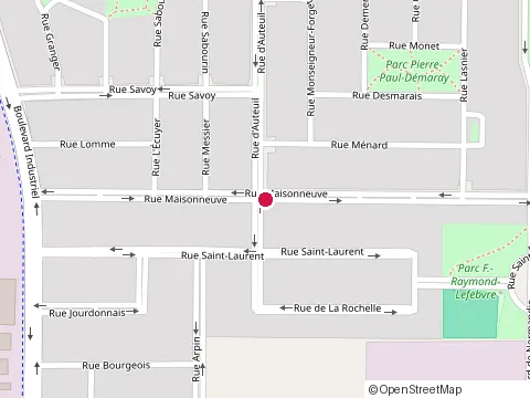 Location of Payette Francois Assces at 536 Rue Maisonneuve, Saint-Jean-sur-Richelieu