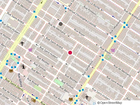 Location of Payette, Lorraine Ca at 4592 Rue Saint-Andre, Montréal